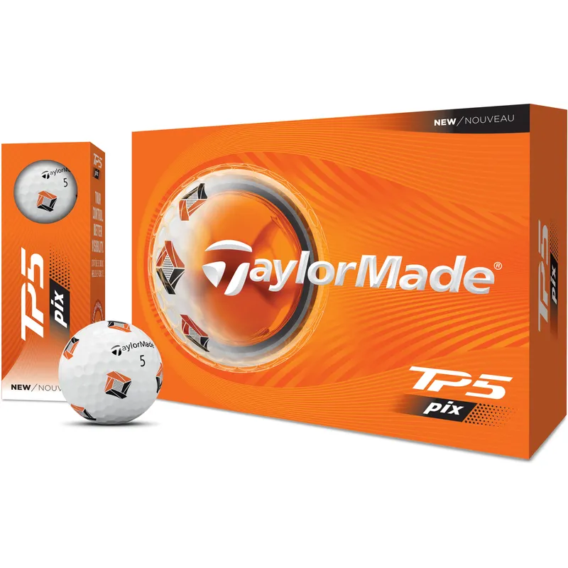 TaylorMade TP5 PIX Golf Balls - Double Dozen - Golfballs.com