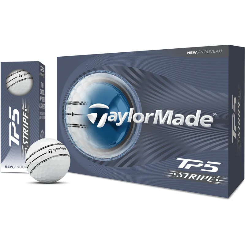 TaylorMade TP5 STRIPE ゴルフボール 2ダース TaylorMade TP5 Stripe Golf Balls - Double Dozen - Golfballs.com
