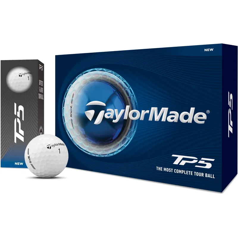 TaylorMade TP5 Golf Balls - Double Dozen - Golfballs.com