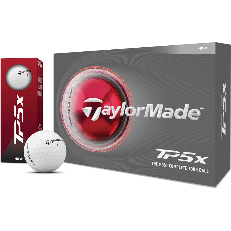 TaylorMade TP5x Golf Balls - Double Dozen - Golfballs.com