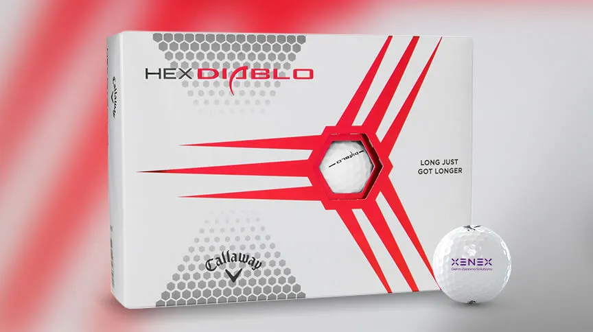Callaway HEX Diablo Custom Logo Golf Balls